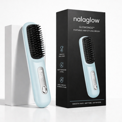 Nalaglow Portable Hair Straightener – GlowOnGo Brush