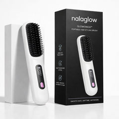 Nalaglow Portable Hair Straightener – GlowOnGo Brush